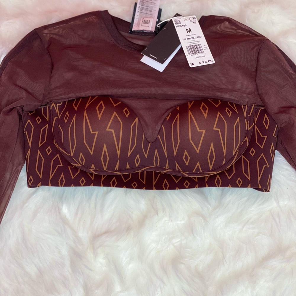 Ivy Park Mesh Crop Top - Picture 4 of 5